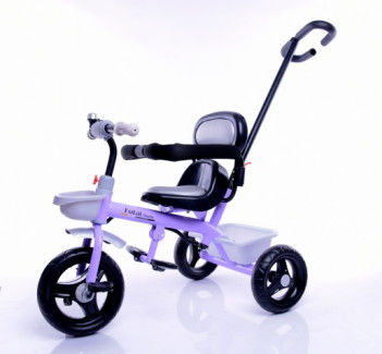 Adjustable Handlebar Toddler Tricycle Bike Push Along Tricycle Rust Resistant