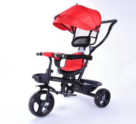 Adjustable Handlebar Toddler Tricycle Bike Push Along Tricycle Rust Resistant