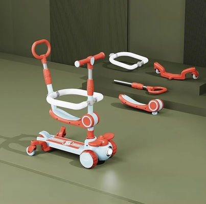 Multiple Function Kids 3 Wheel Scooter 6 In 1 Scooter Elegant Design