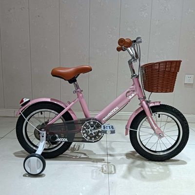 Yellow Color 16in Cool Kids Bicycle With Training Wheels PP Pedal