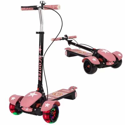 3 - 6 Years Kids Foldable Kick Scooter  Baby Scooter With Seat Wear Resistance