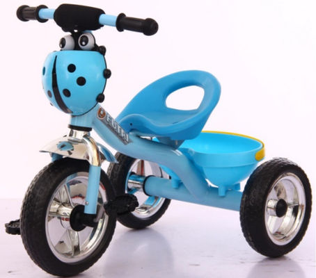Comfortable Outdoor Little Kids Tricycle With Seven Star Ladybug Basket
