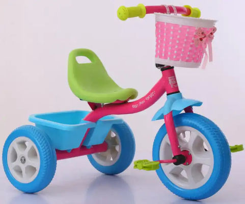Multiple Colour Kids Tricycle Bike Ride On Tricycle Toy With Basket GCC Certified