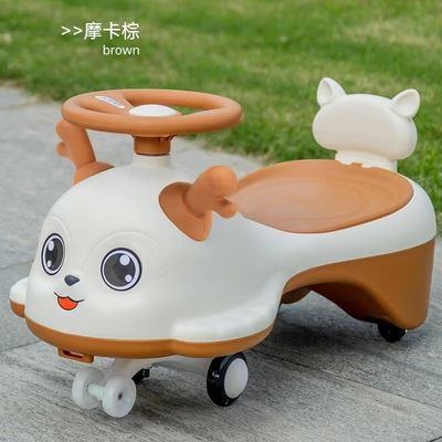 Multiple Color Twister Swing Car Ride On Toy Vehicles Up To 50Lbs Capacity
