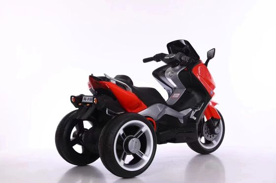12V Kids Electric Car Battery Powered Ride On Toy Police Car With Remote Control Rose Red