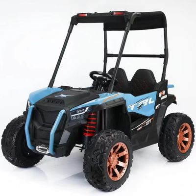 Cool Electric Sports Car For Kids 4-Wheel Drive Ride On Car 12v Battery EVA Soft Tire Electric Kids Cars