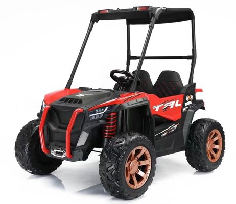 Cool Electric Sports Car For Kids 4-Wheel Drive Ride On Car 12v Battery EVA Soft Tire Electric Kids Cars