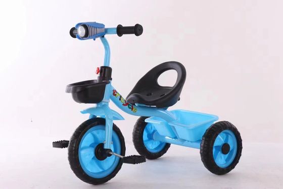 Cute Pink Color Children Kids Tricycle Bike With Light On Handlebar