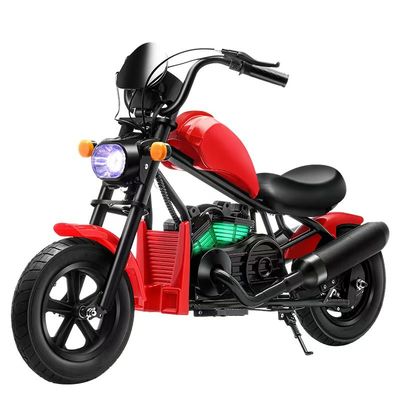 LED Headlights And Taillights Kids Electric Ride On Motorcycles With MP3 Player