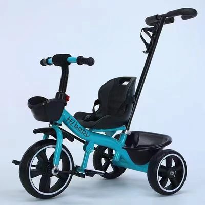 Kids Smart Tricycle With Push Bar For Ages 2-5
