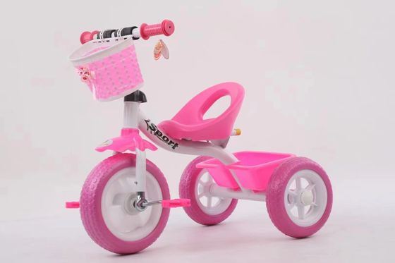 Light And Music In Front Junior Pedal Trike Cruiser , Children's 3 Wheel Bikes