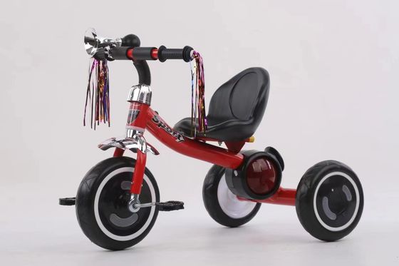 Red / Blue / Yellow Kids Tricycle Bike No Push Bar Recommended For 24 Months 5 Years
