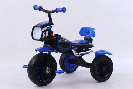 Front 10" Rear 8" Wheels Toddler'S Three Wheel Cycle In Red/Blue/Yellow For Young Children