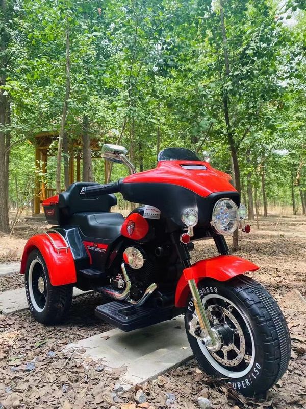 Remote Control Exquisite Kids Electric Motorcycle 3 Wheel 6-12km/H Speed