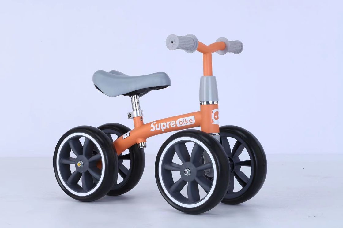 High Carbon Steel Unisex Balance Training Bike 4 Wheel Balance Bike For Kids